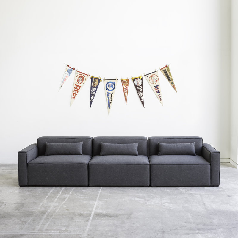Mix Modular 3-Pc Sofa, Mowat Raven