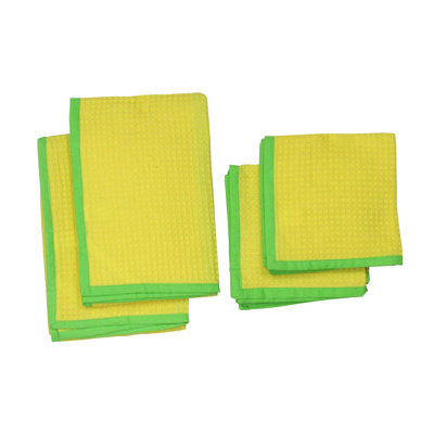 Cotton Waffle Kitchen Towel Linen Set