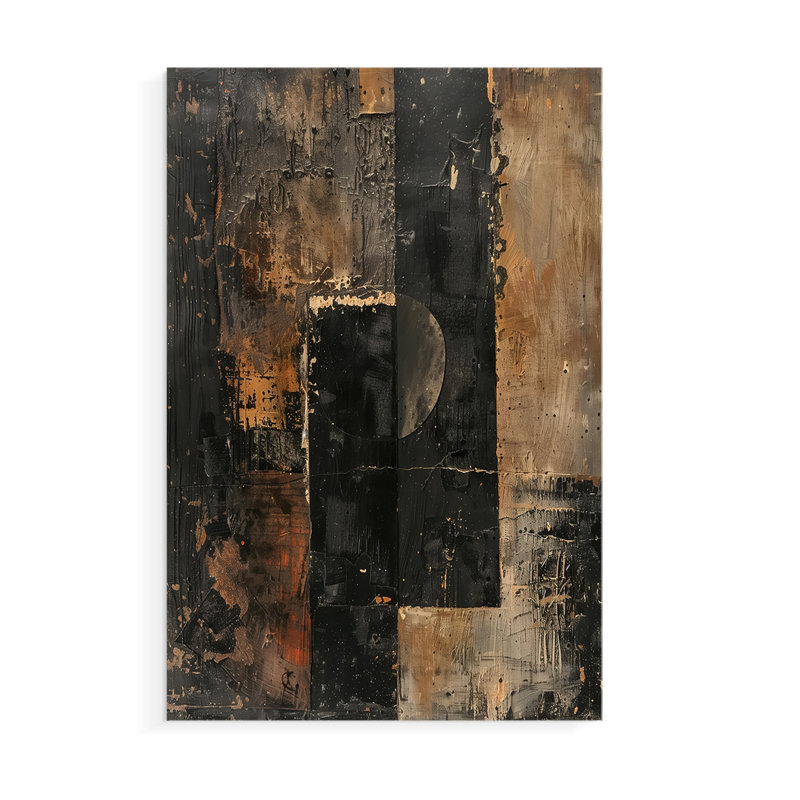 Série ABSTRACT CCLIV - Impression sur toile seulement - NON CADRE, 36" H x 24" W