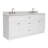 Partham 73'' Double Bathroom Vanity with Carrara Marble Top-67491741