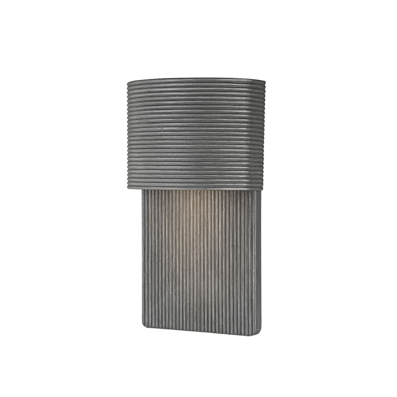 Tempe 1 Light Wall Sconce, Graphite, 12" H x 6.75" W x 3.5" D
