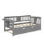 Lit double avec lit gigogne simple
