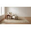 Tapis transitionnel en laine noué à la main beige Bradley-1738435176