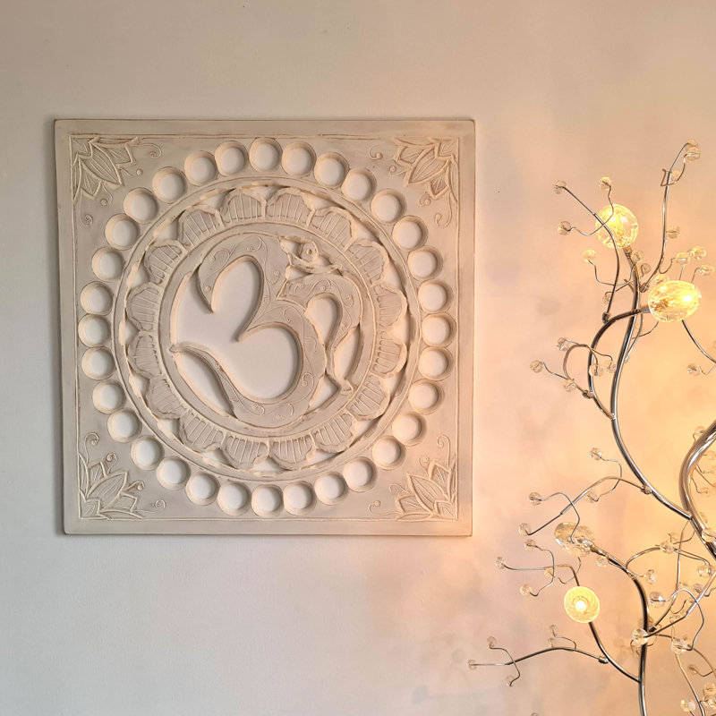 Kesav Handmade Religious & Spiritual Wall Decor, White