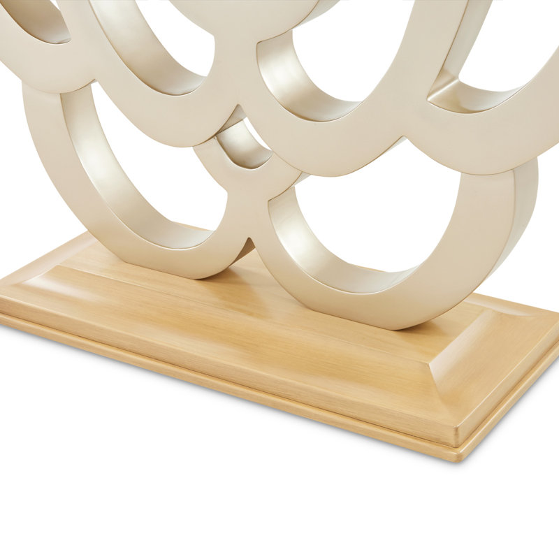 Camellia Field Caramel Console Table