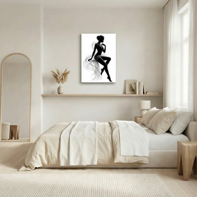 Ensemble de 1 toile murale Silhouette Dance