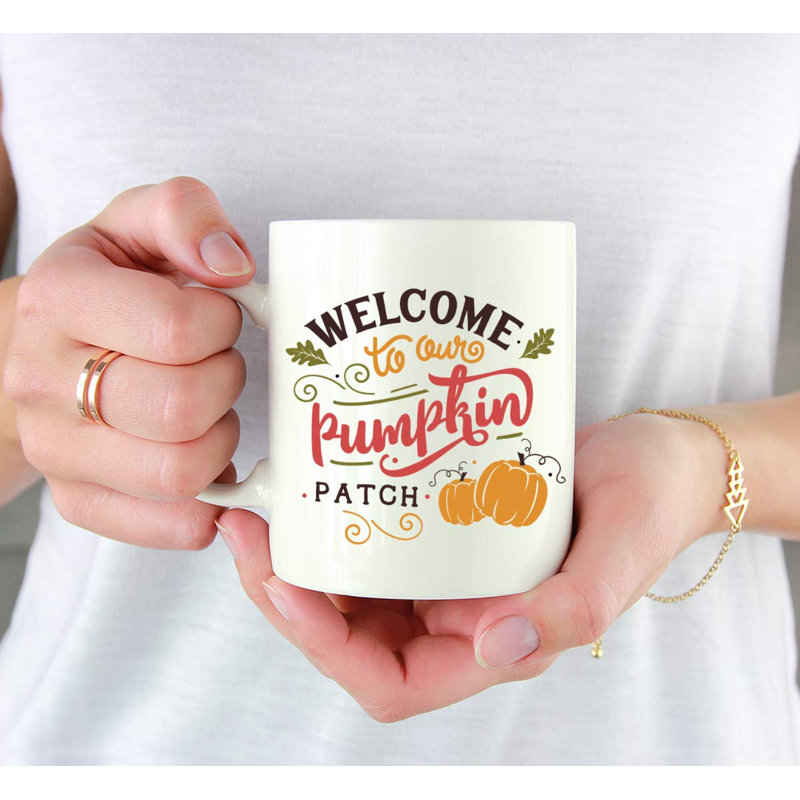 Tasse à café « welcome to the citrouille patch » Kimberly