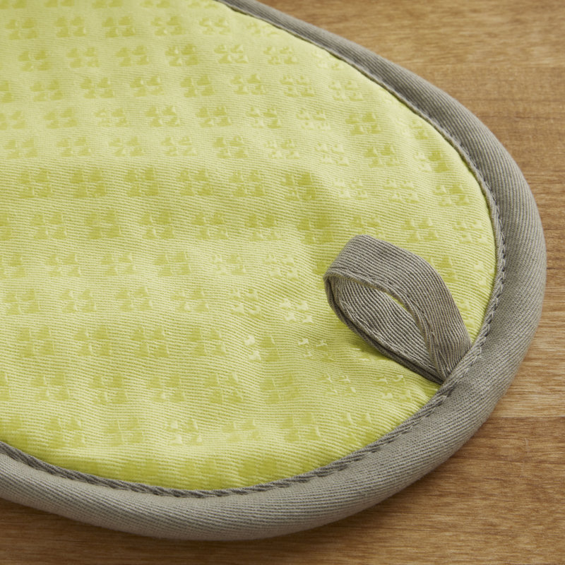 KitchenAid Asteroid Solid Diamond Potholder, Honey, 6.5" W x 13"L