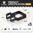 Fencer Wire Pack of 5 Heavy Duty Fence Bracket, Metal Connector for Post and Panel Connection