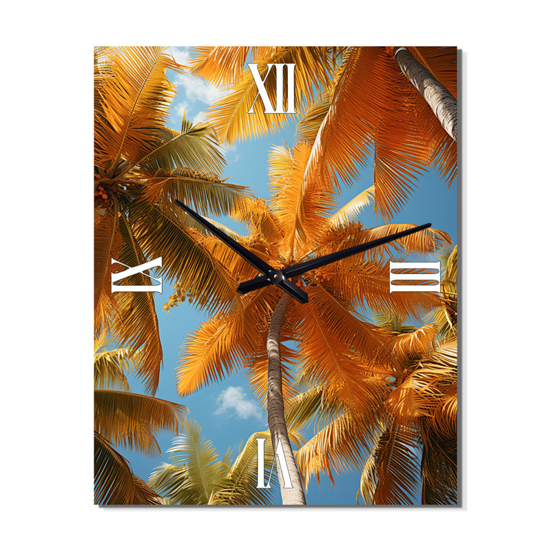 Ivonn - Très grandes horloges murales florales, Moyen