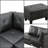 3-piece Faux Leather Sectional Sofa-2050021652-2050021648