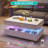 Viola Rectangular LED Coffee Table With 2 Drawers For Living Room-1573555517