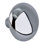 Bouton d'armoire de cuisine Brixwell BX138CH de 1-1 / 4 po de diamètre, zinc de projection de 1 po, finition chrome poli