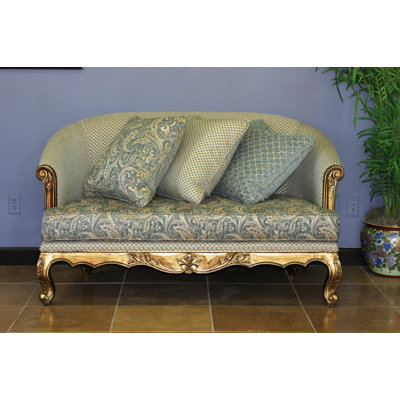 Nasifah Fabric 60'' Reception Loveseat
