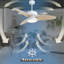 Light Pro 52 po Ventilateur de plafond intelligent DEL blanc avec télécommande