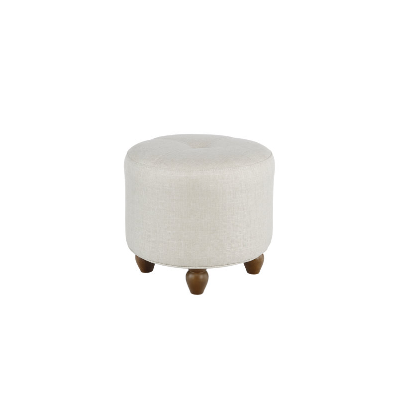 Repose-pieds Devarion, Polyester sable, Brun