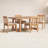 Melrose Solid Wood Rectangular Outdoor Dining Set with Cushions -101190606