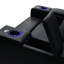 Upholstered Home Theater Seating with Cup Holder-22432054