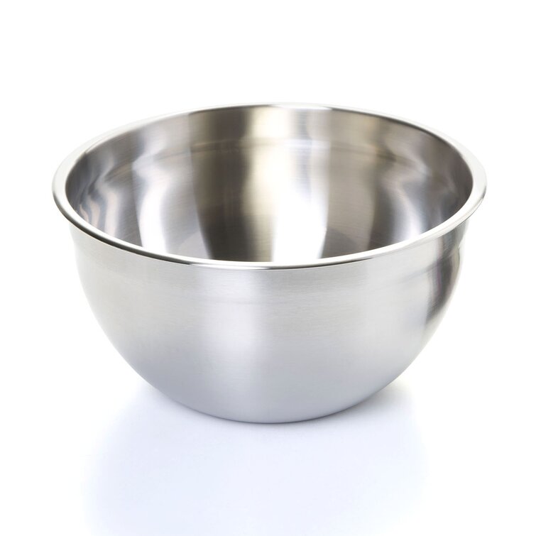 Cuisinart Set of 3 Stainless Steel Mixing Bowls with Lids  Stainless steel  mixing bowls, Steel mixing bowls, Mixing bowls