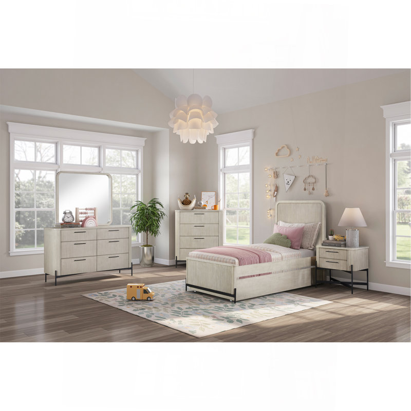 Full Trundle Bed, Taupe