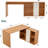 Eujin Modular L-Shaped Writing Desk-389314629
