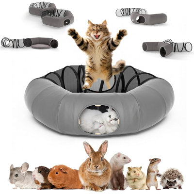 Tube de jeu pour chat 2-en-1