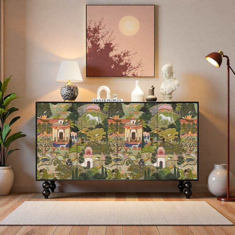 Buffet style rétro minimaliste français