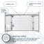 Pharmacie à DEL avec désembueur, gradateur, miroir grossissant 3X à DEL Cieren, l 48 po x H 36 po x P 5 po Cieren-2143668651