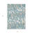 3' X 5' Teal Blue Beige And Ivory Animal Print Washable Indoor Outdoor Area Rug