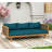 Acacia Wood  Patio Lounge Sofa-1276187728