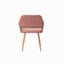 Chaise rembourrée en velours à dossier ouvert-1615215096