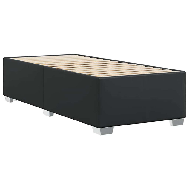 Lit en similicuir Latitude Run® Bed, Noir, Lit double