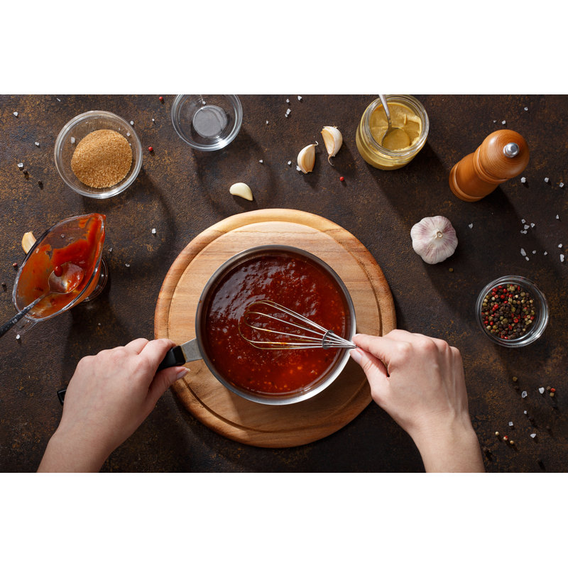 Bbq Sauce 1 Piece Wrapped Canvas Wall Art, 61cm H x 91cm W x 3.8cm D