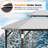 Horizon 10' x 14' Hard Top Gazebo With Solar Self Powered LED Lights, Mosquito Netting and Canopy Hook