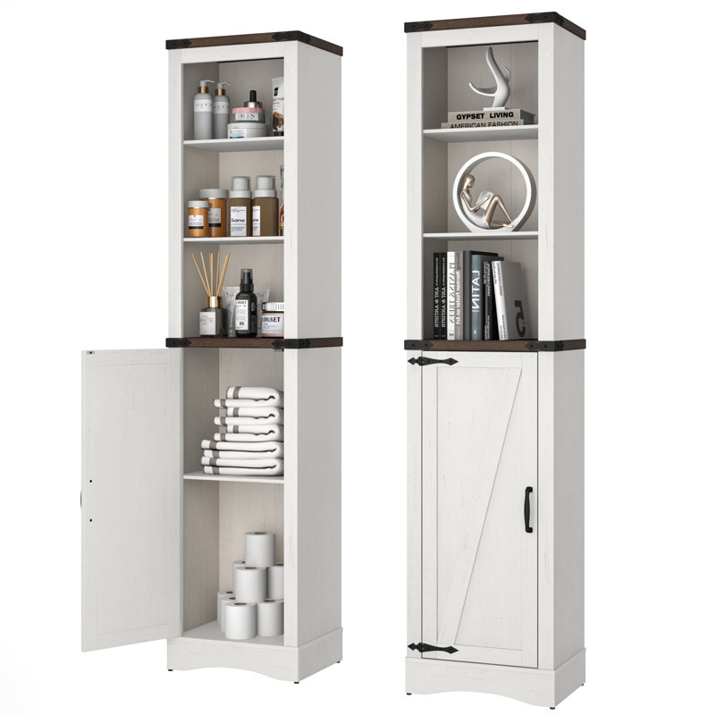 Armoire à linge autoportante Irtiza, Blanc