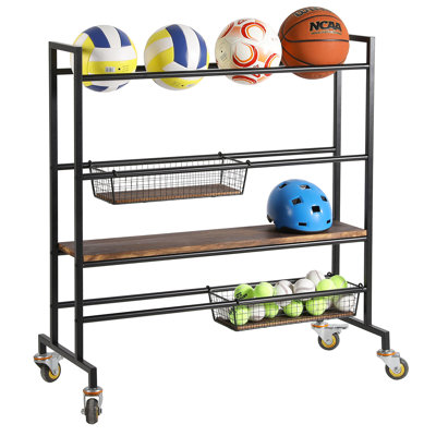 Home Gym Fitness Equipment Storage Rack