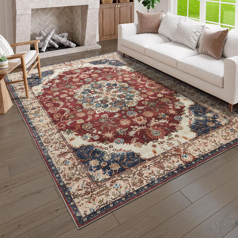 Modern Plush Area Rug Machine Tufted Shaggy Area Carpet, Rectangle 120 x 170 cm