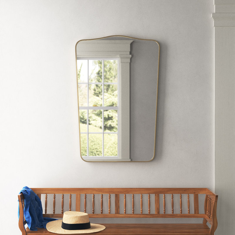 Bellona Aluminium Arch Wall Mirror, Cooper