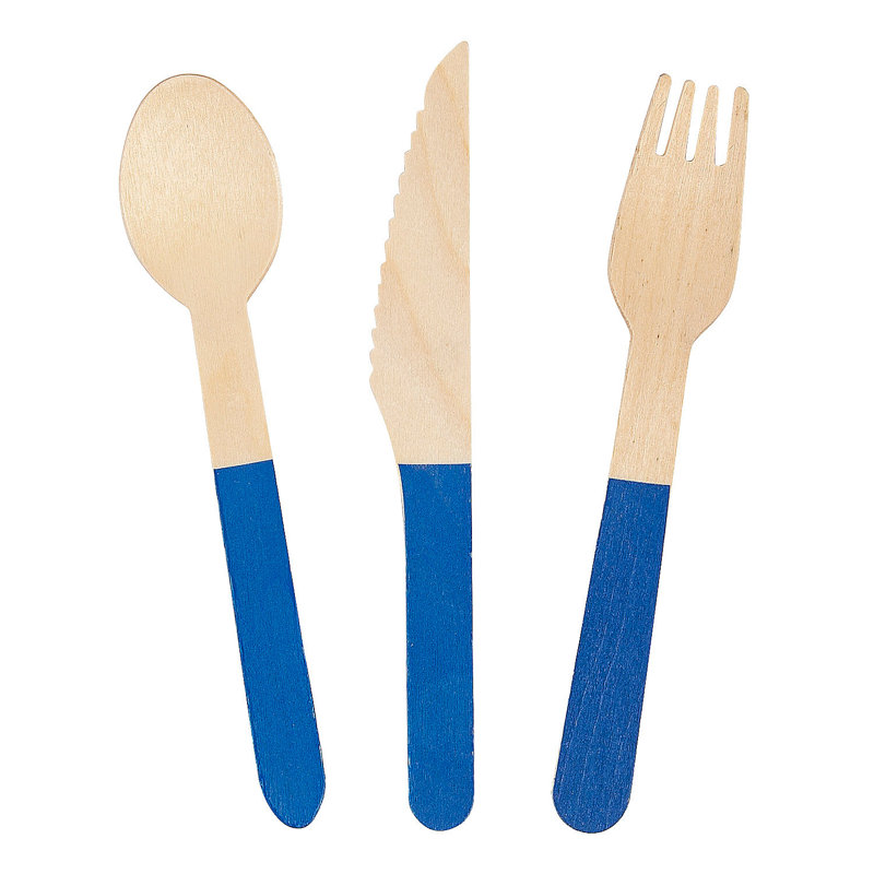 Disposable Wood Flatware Set