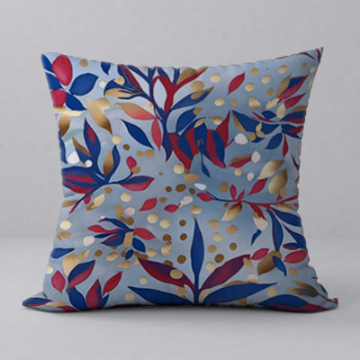 Abstract Reversible Throw Pillow