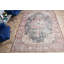 Tapis turc rétro vintage en laine idéal pour la décoration de salon et l'ameublement rustique