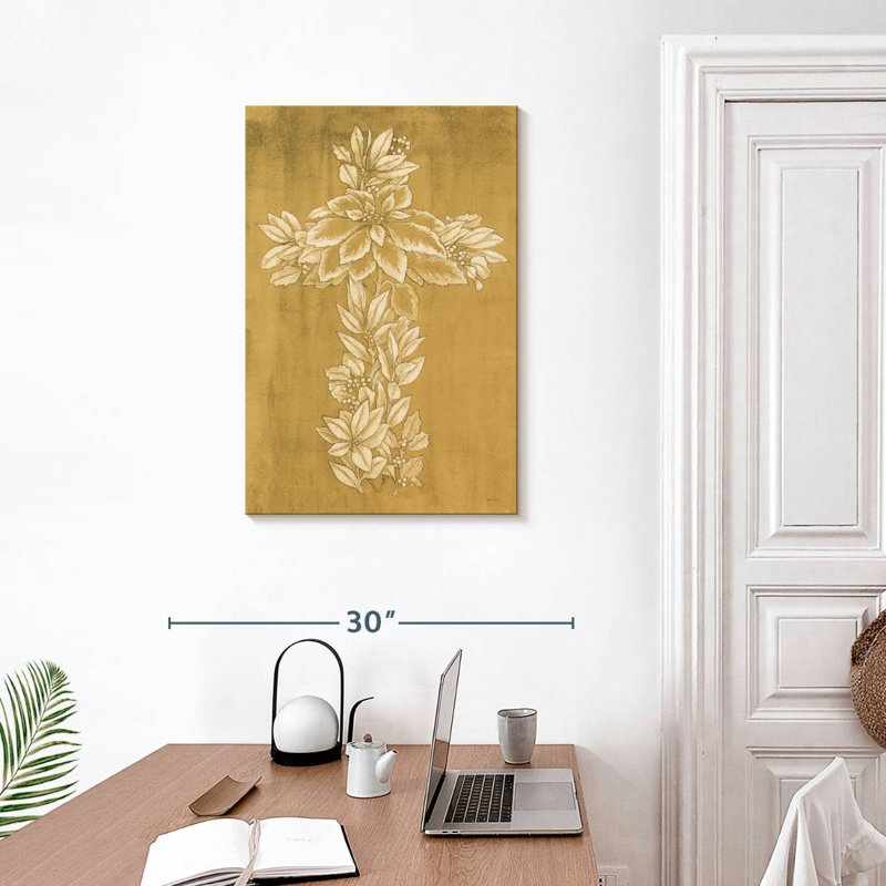 Adella Holiday Cross I, 30" H x 20" W