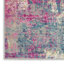 Tapis abstrait rose / bleu / orange / ivoire Abbate-1755712693