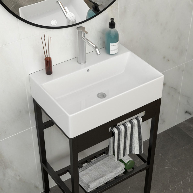 Meuble-lavabo simple 24 po avec lavabo