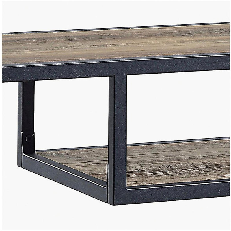 Table d'appoint avec 2 tablettes Country Oak