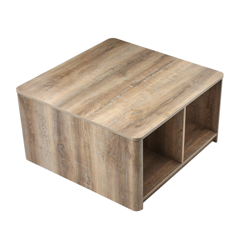 Latitude Run® Tashani Floor Shelf Coffee Table with Storage - Wayfair ...
