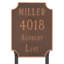 Waterford 4-Line Lawn Address Sign-888753648-888753657