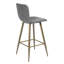 Fuhrman Upholstered Counter Stool with Metal Frame-1028481076