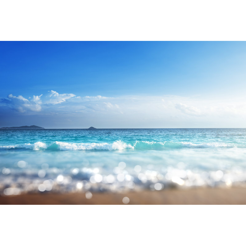Beach In Sunset Time by IakovKalinin - Wrapped Canvas Print, 30cm H x 46cm W x 3.8cm D