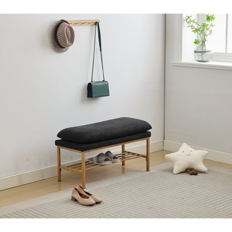Banc de bout de lit avec tablette